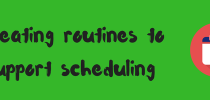 Production Scheduling benefits from routines