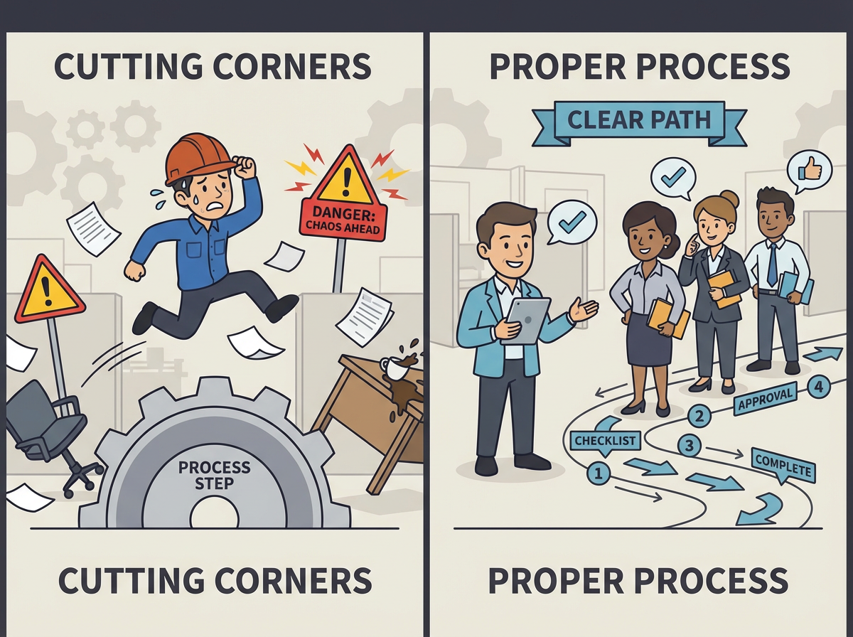 Why Cutting Corners is a Slippery Slope for On-Time Delivery